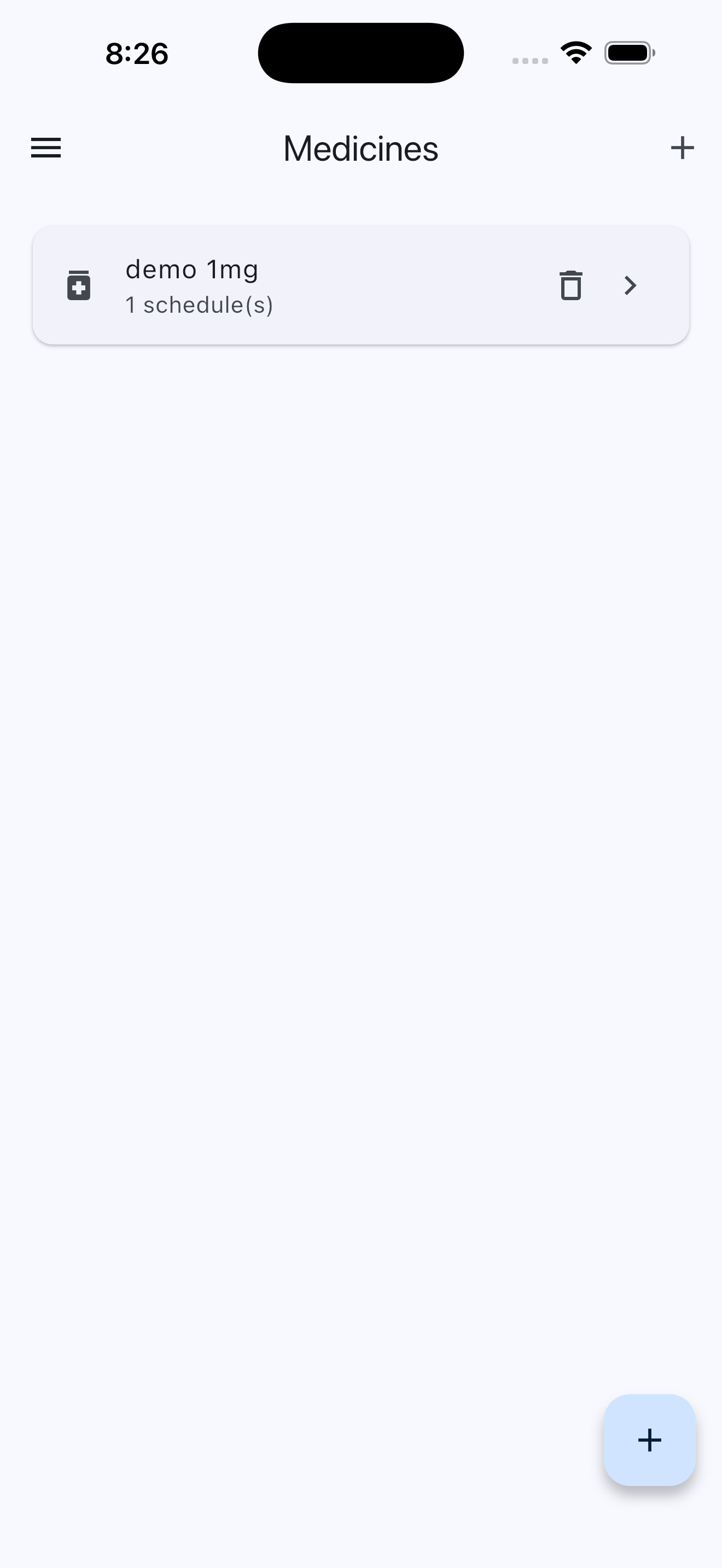 Thygeson app screenshot