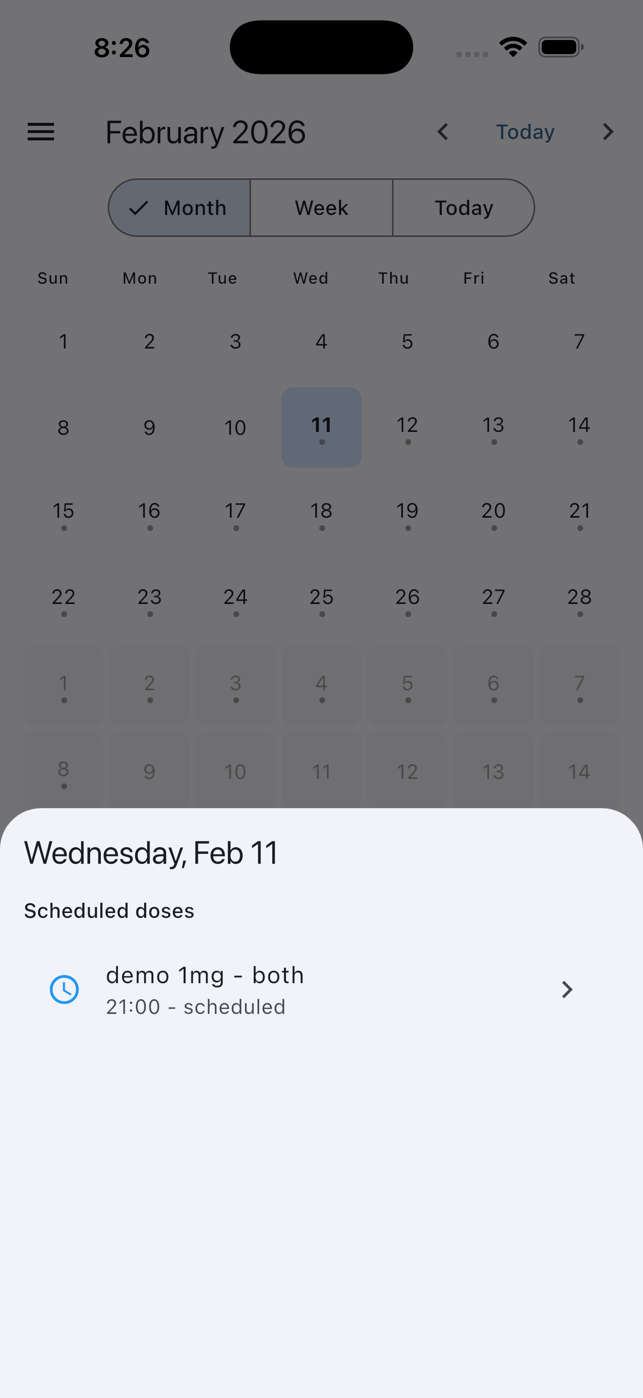 Thygeson app screenshot