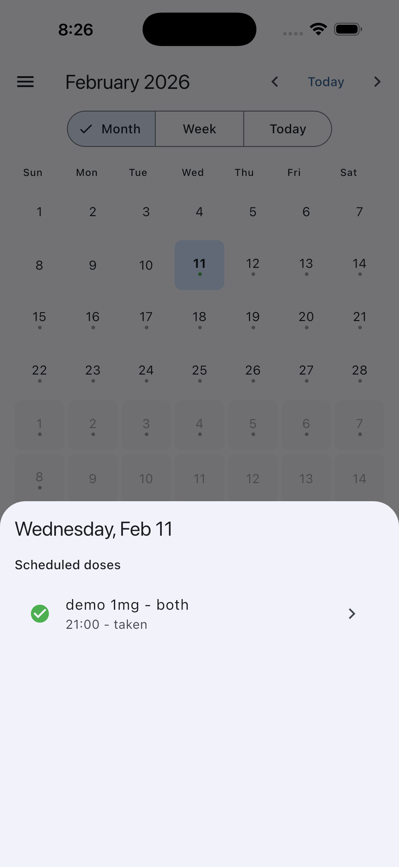Thygeson app screenshot